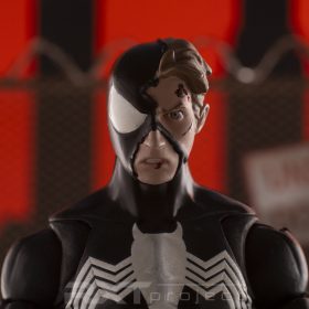 Custom Head Sculpt Battle Damaged Symbiote Spider-Man Retro